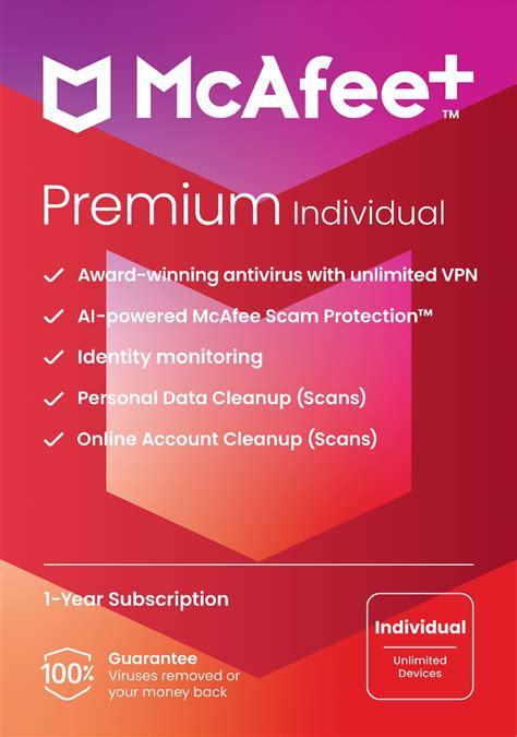 mcafee+™ advanced - individual|Antivirus, VPN, Identity & Privacy Protection .